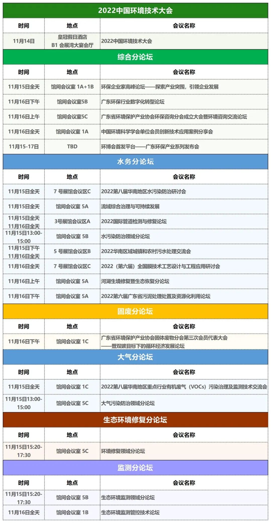 注：所有日程以现场实际为准